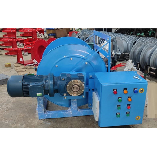 HEAVY DUTY TRANSFER MOTORISED HOSE REEL