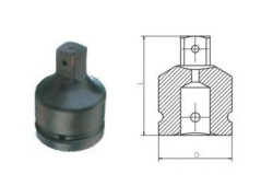 1 1-2 SQUARE DRIVE IMPACT SOCKET Adapter Female- Female