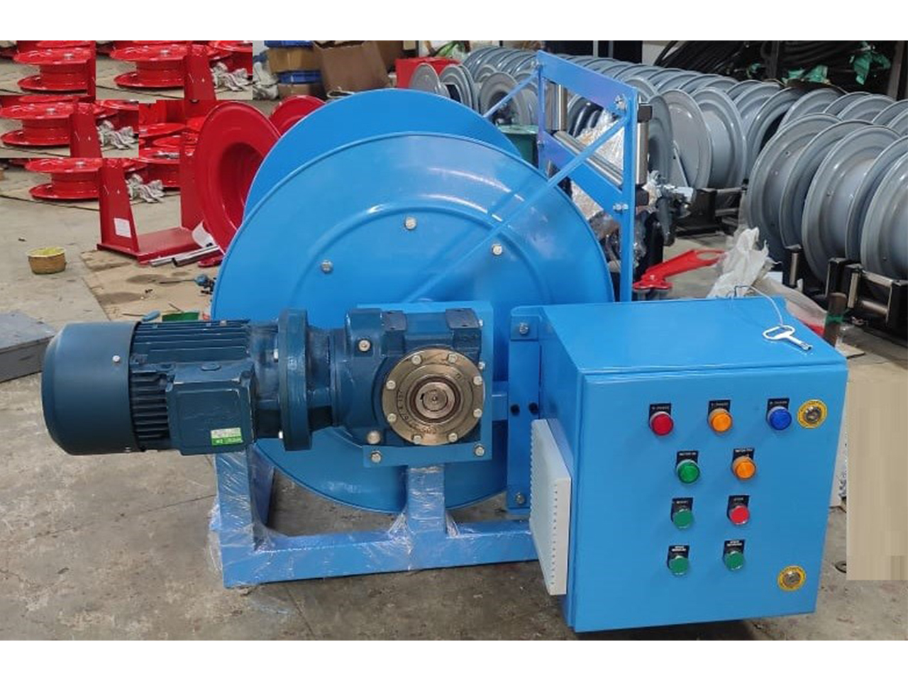 Heavy Duty Transfer Motorised Hose Reel