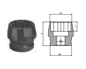 IMPACT SOCKET 8 POINT Standard