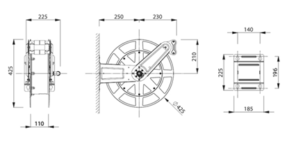 SP Reel Series 9400 low Presuure